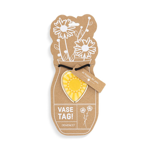You're Awesome Heart Vase Tag - 5in slide 