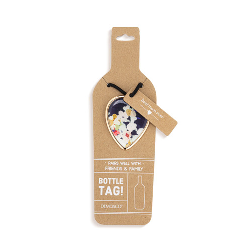 Mom I Love You Heart Bottle Tag - 2in slide 