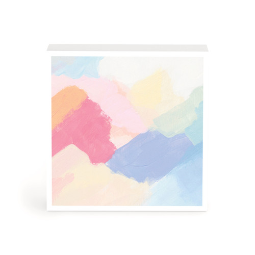 Pink Watercolors Wall Art - 4in slide 