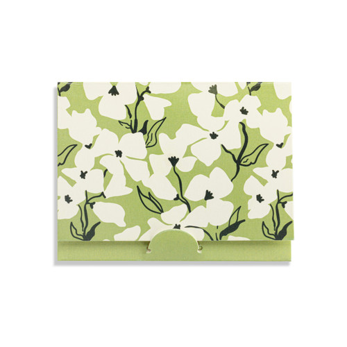 Thank You Floral Card & Gold Necklace - 16in slide 