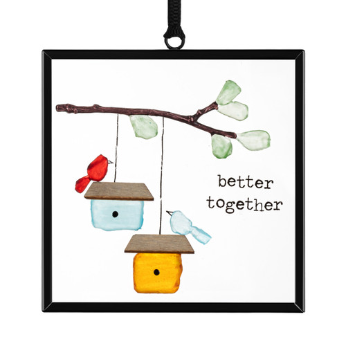 Better Together Birds Suncatcher - 3x3in slide 