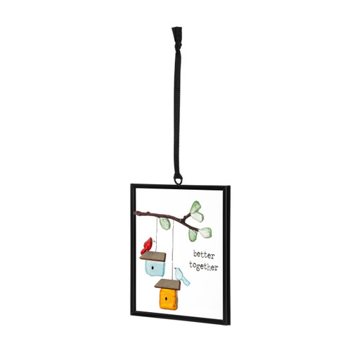 Better Together Birds Suncatcher - 3x3in slide 