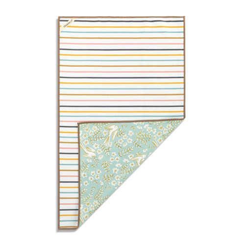 Bird & Vintage Floral Absorbent Reversible Towel slide 