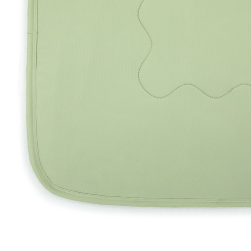 Green Weighted Cooling Lap Blanket 50x60in slide 