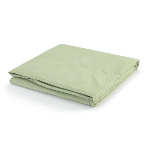Green Weighted Cooling Lap Blanket 50x60in slide 