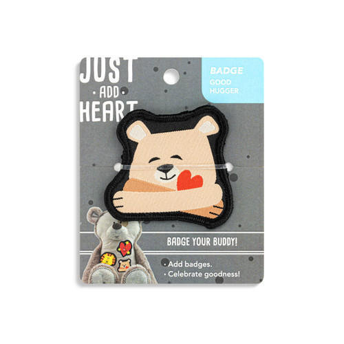 Beary Good Hugger Badge - 2in slide 