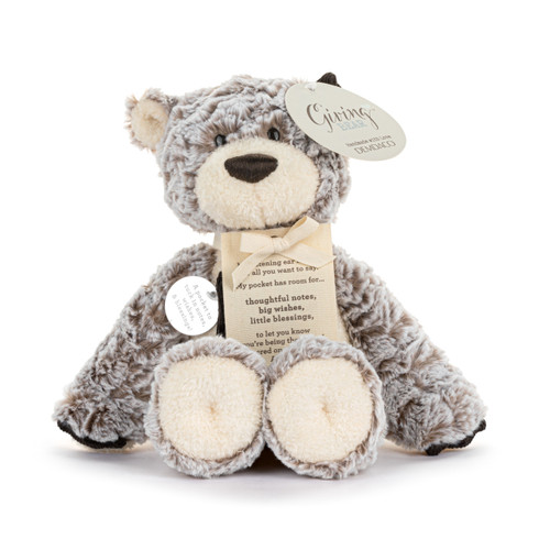 Blessings to You Brown Giving Bear - 11in slide 