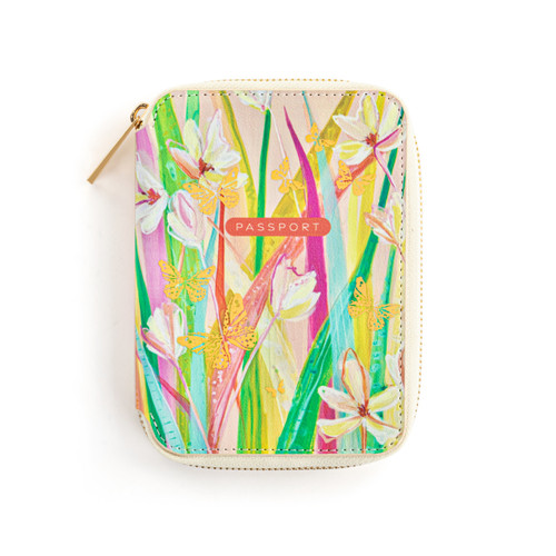 Floral Passport RFID Wallet - 4x6in slide 