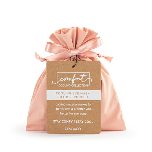 Cooling Weighted Coral Eye Mask Giftset slide 