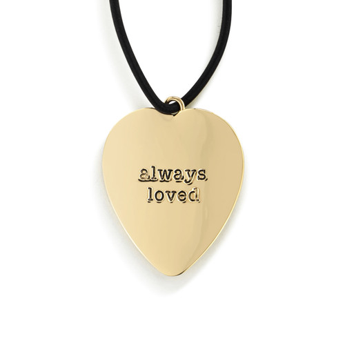 Always Loved Heart Vase Tag - 5in slide 