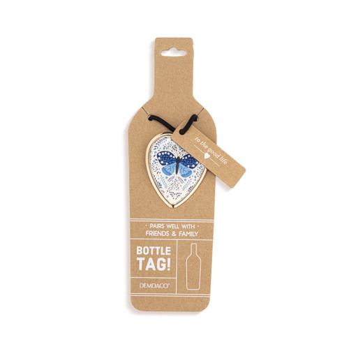 Peace Love & Joy Heart Bottle Tag - 2in slide 