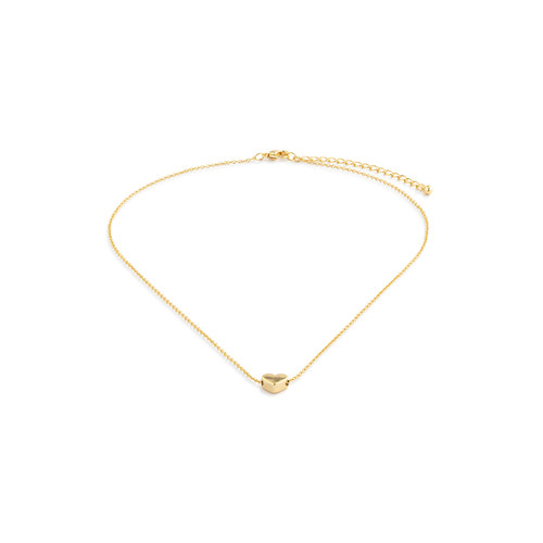 Happy Birthday Floral Card & Gold Necklace-16in slide 