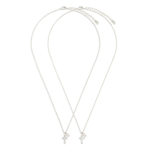 Silver Keep & Share Confirmation Necklace - 18in slide 