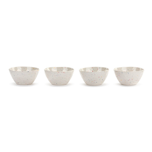 Confetti Melamine Snack Bowls Set of 4 slide 