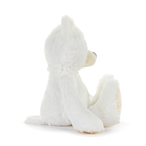 God Bless Baby White Teddy Bear - 11in slide 