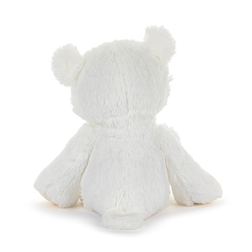 God Bless Baby White Teddy Bear - 11in slide 