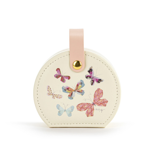 Butterfly Travel Jewelry Case - 4x3in slide 