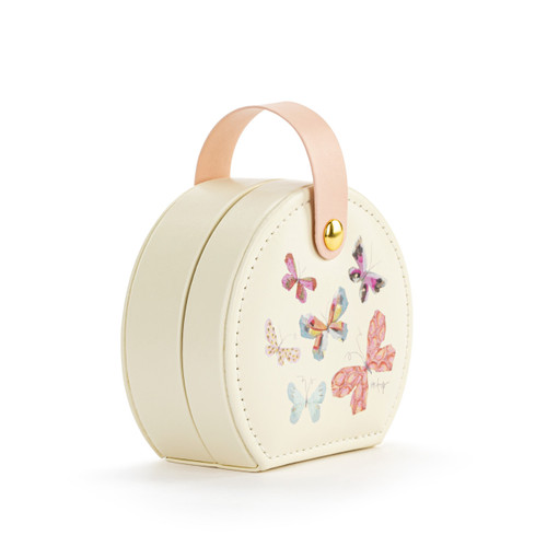 Butterfly Travel Jewelry Case - 4x3in slide 