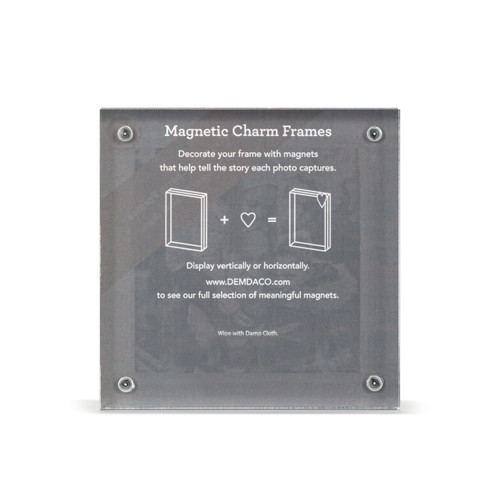 Acrylic Magnetic Frame - 4in slide 