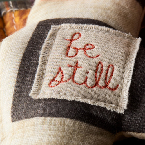 Be Still Comfort Cross - 5x6.5in slide 