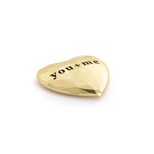 You + Me Heart Magnetic Frame Charm - 1.5in slide 