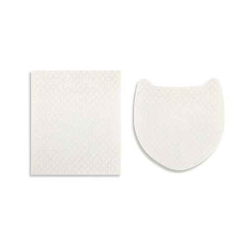 Dog Shaped Biodegradable Dish Cloths Set of 2 slide 