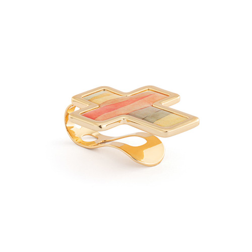 Artful Cross Love Visor Clip - 39x48mm slide 