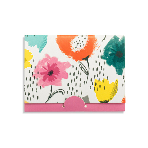 Congratulations Floral Card & Gold Necklace-16in slide 