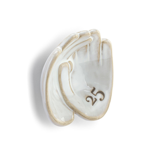 Hand in Hand 25 Years Wall Art - 4.5in slide 