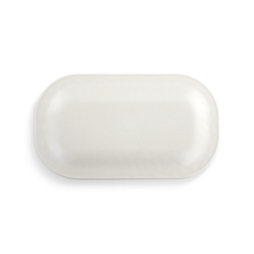 Cherry Bamboo Medium Melamine Rectangular Platter slide 