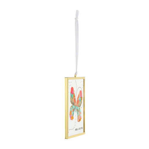 Mom I Love You Butterfly Suncatcher - 3x3in slide 