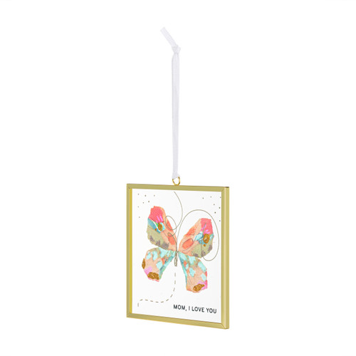 Mom I Love You Butterfly Suncatcher - 3x3in slide 