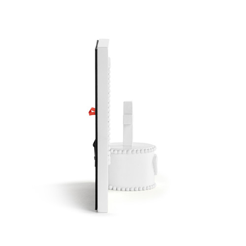 God Bless Baby Cream Cross Musical Frame - 8x7in slide 