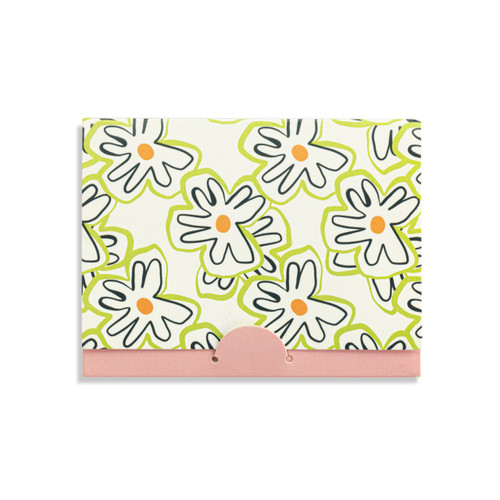 Just Because Floral Card & Gold Necklace - 16in slide 