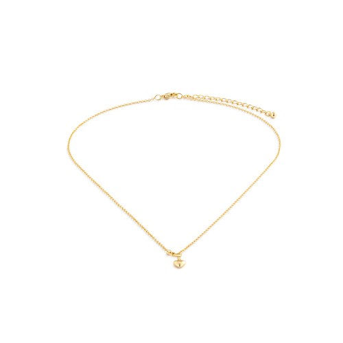 I Love You Mom Floral Card & Gold Necklace-16in slide 