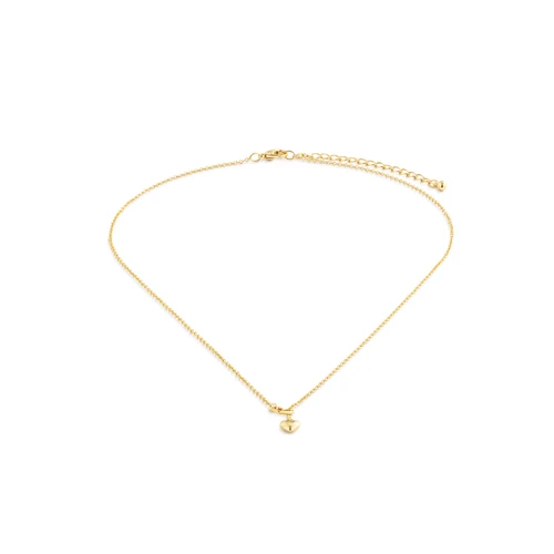 I Love You Mom Floral Card & Gold Necklace-16in slide 