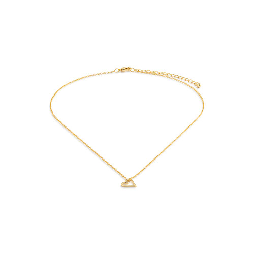 Deepest Sympathy Floral Card & Gold Necklace-16in slide 