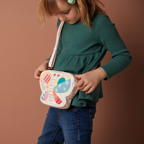 Plush Butterfly Crossbody - 1.75x7x5.50in slide 