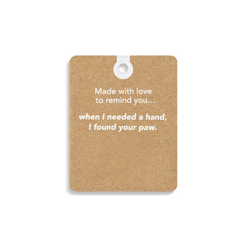 Hand in Hand Pet Wall Art - 3x6in slide 