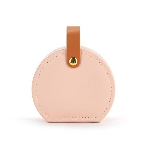 Pink Travel Jewelry Case - 4x3in slide 