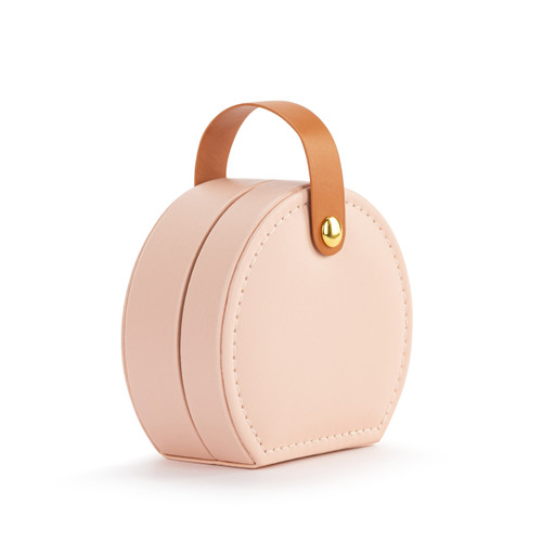 Pink Travel Jewelry Case - 4x3in slide 