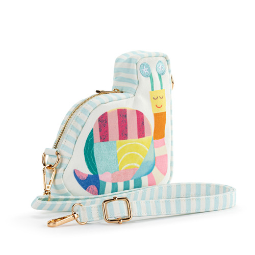 Plush Snail Crossbody - 1.75x6.6x6.5in slide 