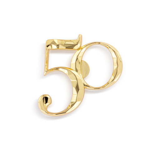 50th Anniversary Magnetic Frame Charm - 1.75in slide 