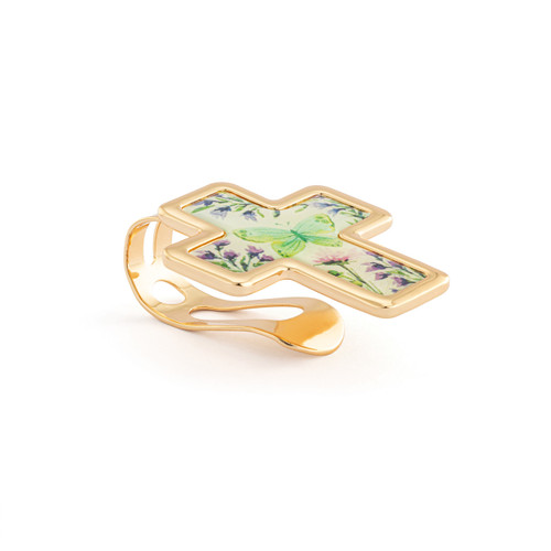 Artful Cross Always in my Heart Visor Clip slide 