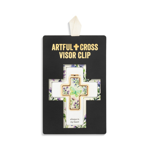 Artful Cross Always in my Heart Visor Clip slide 