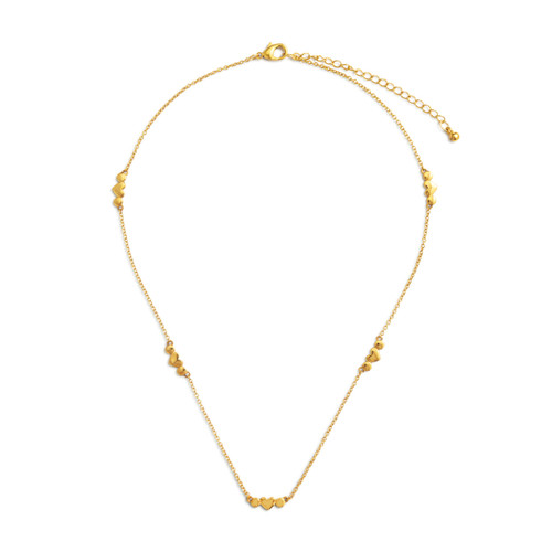 Gold Heart Chain Necklace slide 