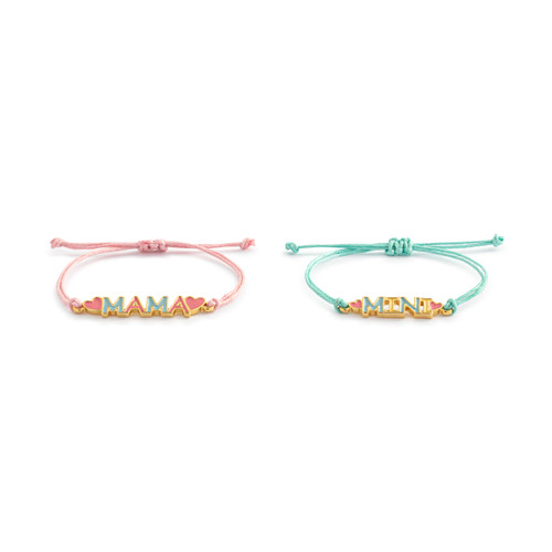 Mama + Mini Cord Bracelet - 5in slide 