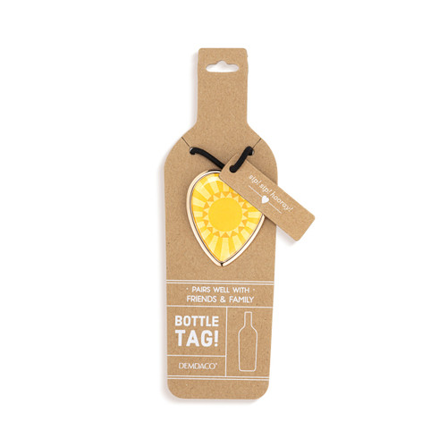 Oh Happy Day Heart Bottle Tag - 2in slide 