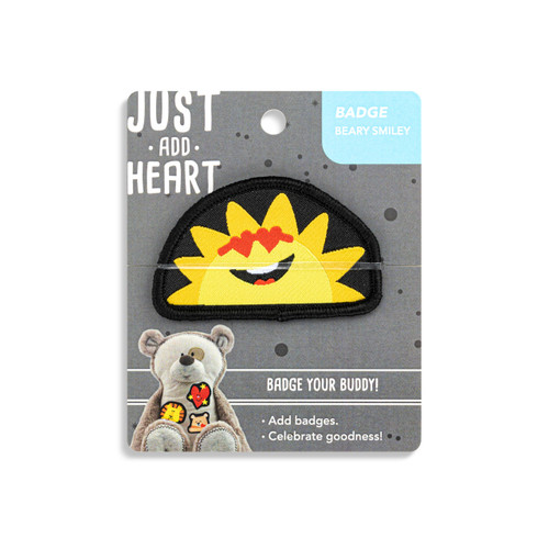So Beary Smiley Badge - 2in slide 