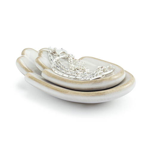 Hand in Hand You and Me Trinket Dish - 2x4in slide 